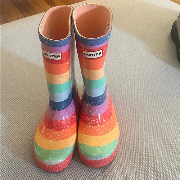Hunter Multicolor Striped Boots - Picture 1 of 6